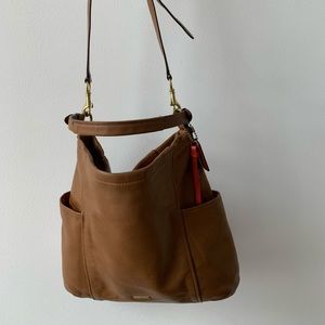 Large, soft leather Coach purse